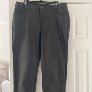 Chicos: Girlfriend Coated Black Ankle Jeans